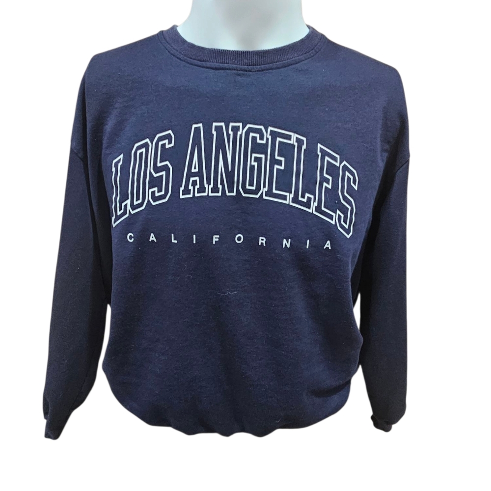 SHEIN Blue Crewneck Sweater‎ Los Angeles Size Medium